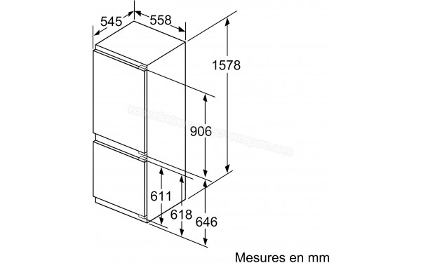 SIEMENS KI77SADE0 - Dimensions