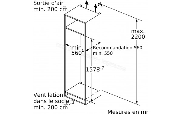 SIEMENS KI77SADE0 - Dimensions