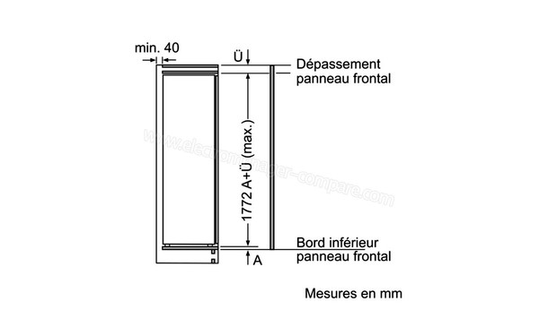 SIEMENS KI82LAD40 - Sch&eacute;ma d'encastrement (2)