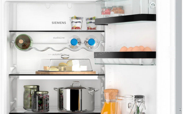 SIEMENS KI86NSDB0 - Vue de l'int&eacute;rieur partie r&eacute;frig&eacute;rateur