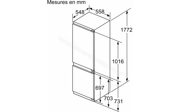 SIEMENS KI86NSDB0 - Dimensions