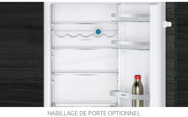 SIEMENS KI86VVSE0 - Vue de l'int&eacute;rieur partie r&eacute;frig&eacute;rateur