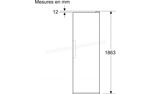 SIEMENS KS36NAXCG - Dimensions