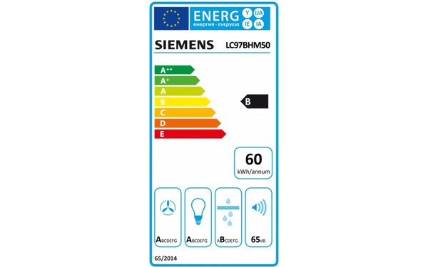 SIEMENS LC97BHM50 - &Eacute;tiquette &eacute;nergie