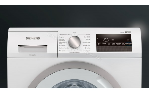 SIEMENS WM14N207FF - Panneau de commandes