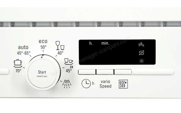 SIEMENS SK26E201EU - Panneau de commandes (cr&eacute;dit : Darty)