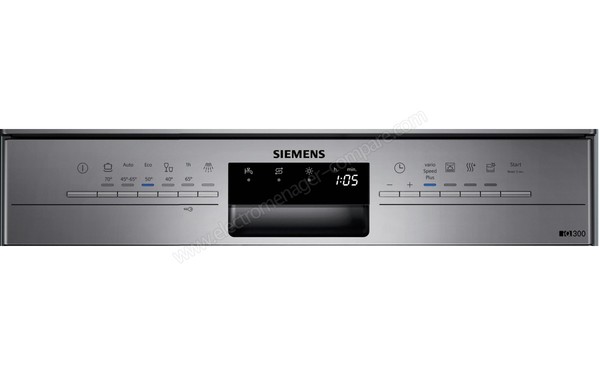 SIEMENS SN236I02GE - Panneau de commandes (cr&eacute;dit : Boulanger)