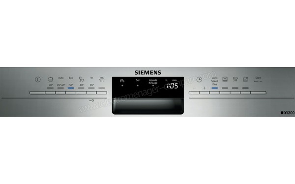 SIEMENS SN236I02KE - Panneau de commandes