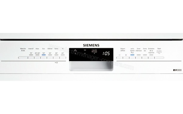 SIEMENS SN236W01MF - Panneau de commandes (cr&eacute;dit : Darty)