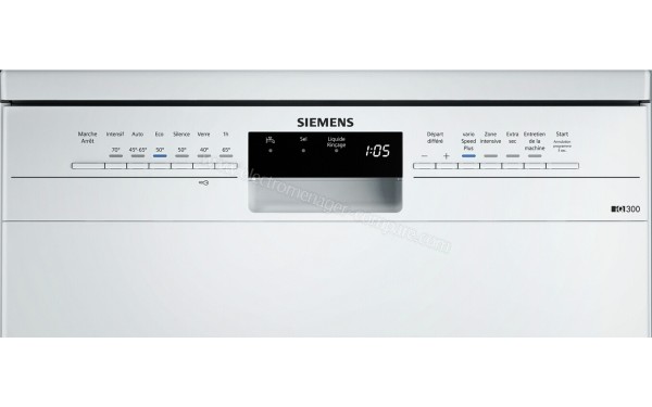 SIEMENS SN236W01NF - Panneau de commandes (cr&eacute;dit : Darty)
