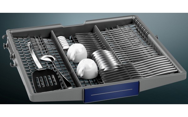 SIEMENS SN236W01NF - Vue du tiroir sup&eacute;rieur (cr&eacute;dit : Darty)