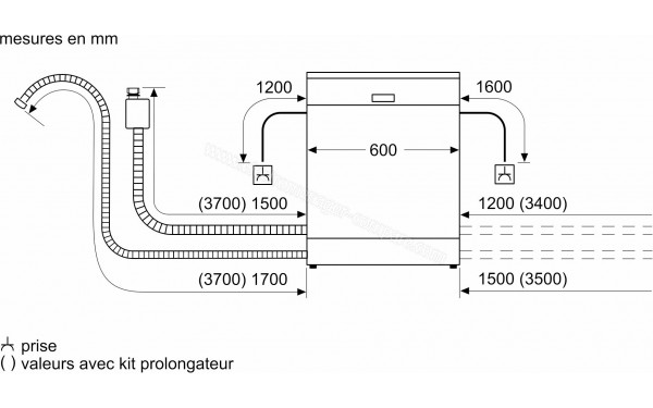 SIEMENS SN23EI00ME - Dimensions