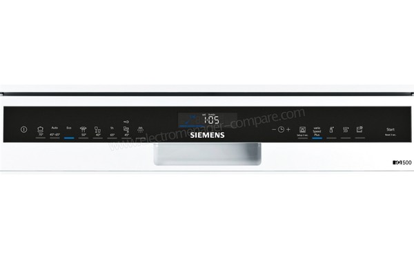 SIEMENS SN258W02ME - Panneau de commandes (cr&eacute;dit : Boulanger)