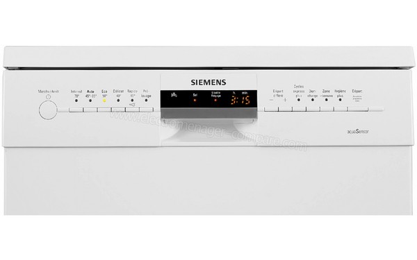 SIEMENS SN26N280FF - Panneau de commandes (cr&eacute;dit : Darty)