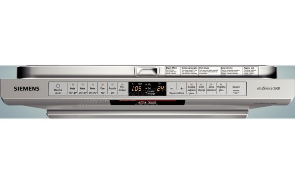 SIEMENS SN26U891FF - Panneau de commandes