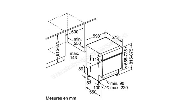SIEMENS SN558S09ME - Sch&eacute;ma technique