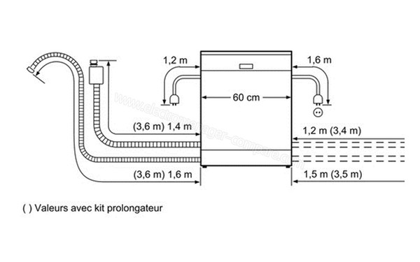 SIEMENS SN55E208EU - Schema de raccordement