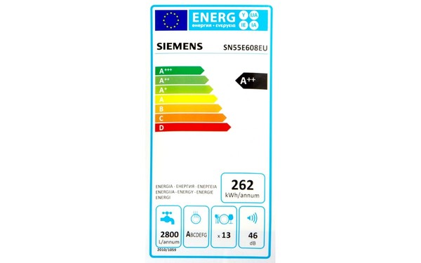 SIEMENS SN55E608EU - &Eacute;tiquette &eacute;nergie