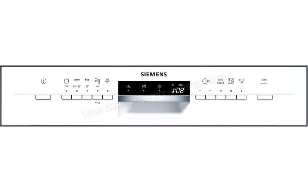 SIEMENS SN55L202EU - Panneau de commandes