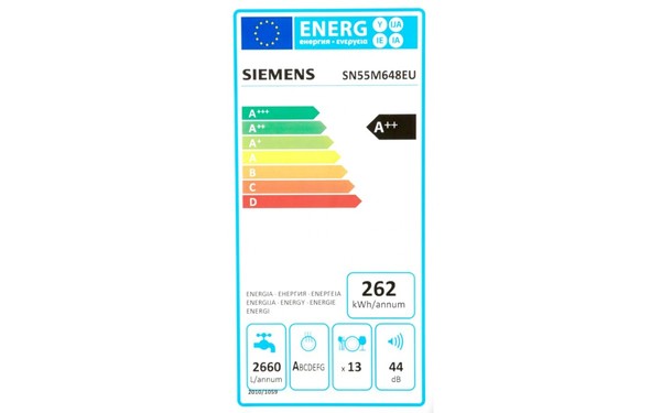 SIEMENS SN55M648EU - &Eacute;tiquette &eacute;nergie