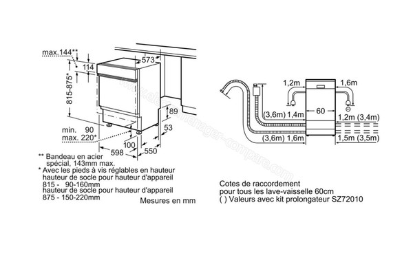 SIEMENS SN56N694EU - Fiche Technique, Prix Et Avis