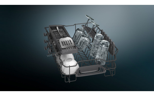 SIEMENS SR23HW48KE - Vue du panier sup&eacute;rieur