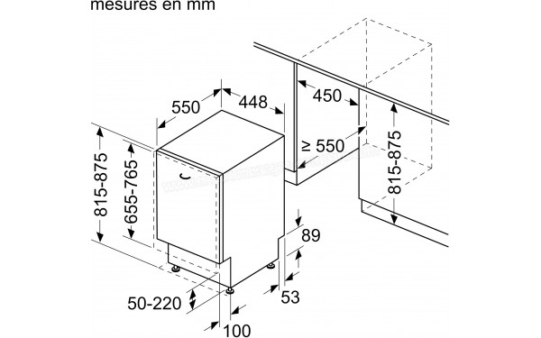 SIEMENS SR73HX76ME - Dimensions