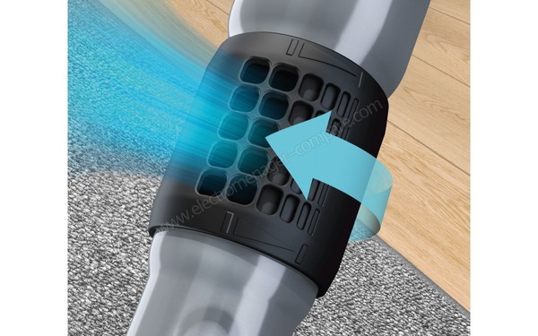 SIEMENS VSP3AAAA - Vue du r&eacute;glage du d&eacute;bit d'air