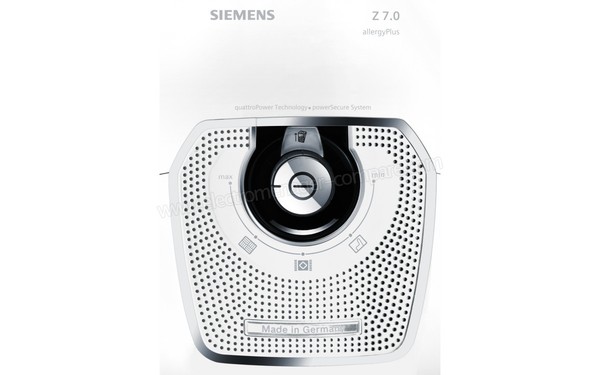 SIEMENS VSZ7442S - Vue des commandes