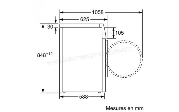 SIEMENS WD14H360FF - Schema technique 1