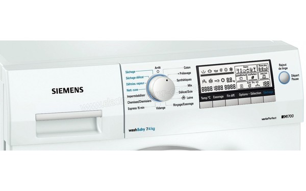 SIEMENS WD14H560FF - Panneau de commandes
