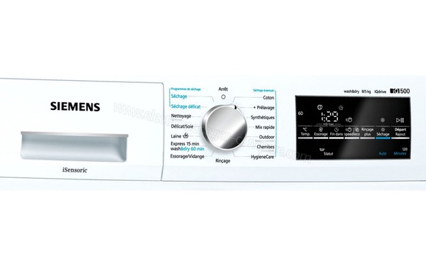 SIEMENS WD15G461FF - Panneau de commandes