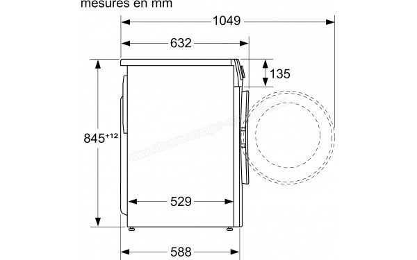 SIEMENS WG42G101FR - Dimensions
