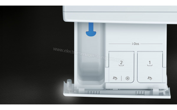 SIEMENS WG54B2A0FR - Zoom sur le tiroir lessiviel