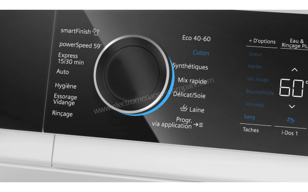 SIEMENS WG66B2ABFR - Vue des programmes