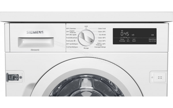 SIEMENS WI12W347FF - Panneau de commandes