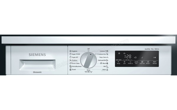 SIEMENS WI14W540EU - Panneau de commandes
