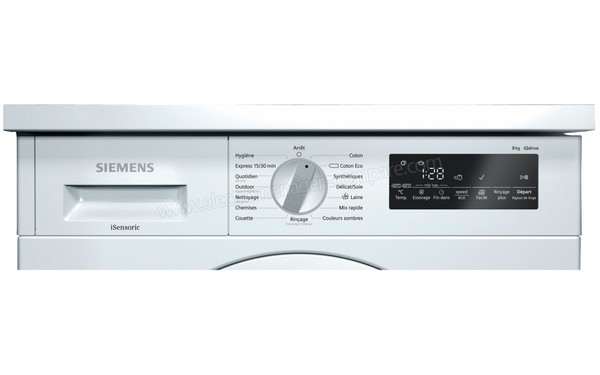 SIEMENS WI14W540FF - Panneau de commandes