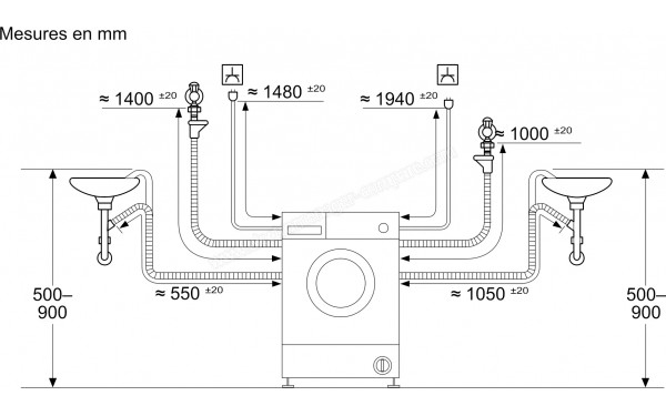 SIEMENS WK14D260FR - Dimensions