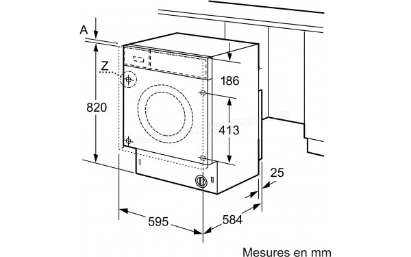 SIEMENS WK14D543FR - Dimensions