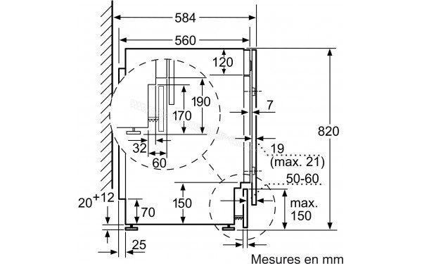 SIEMENS WK14D543FR - Dimensions