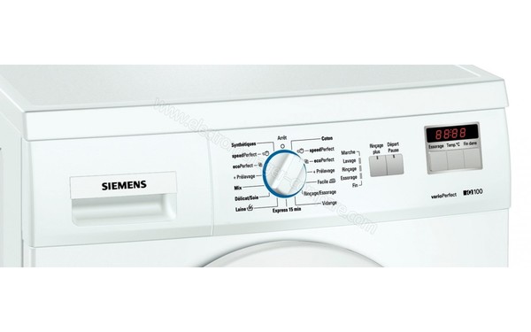 SIEMENS WM12E261FF - Panneau de commandes