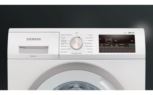 SIEMENS WM12N108FF - Panneau de commandes