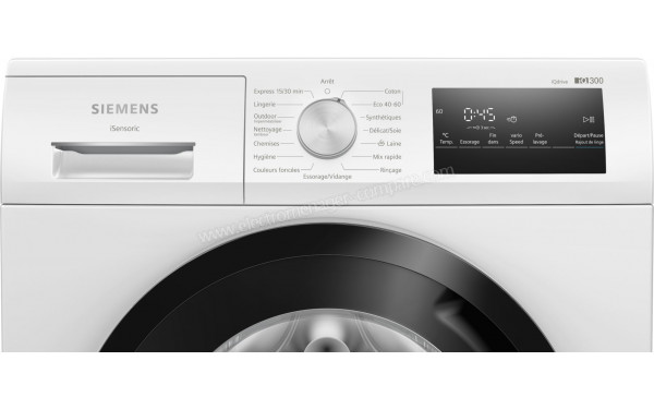 SIEMENS WM12N128FR - Panneau de commandes