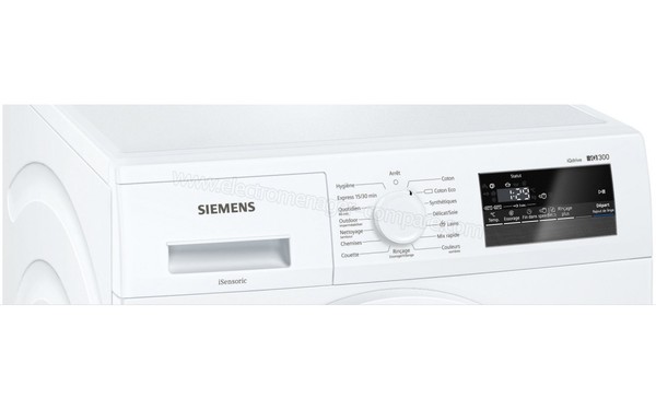 SIEMENS WM12N160FF - Panneau de commandes