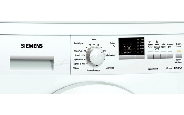 SIEMENS WM12Q321FF - Panneau de commandes