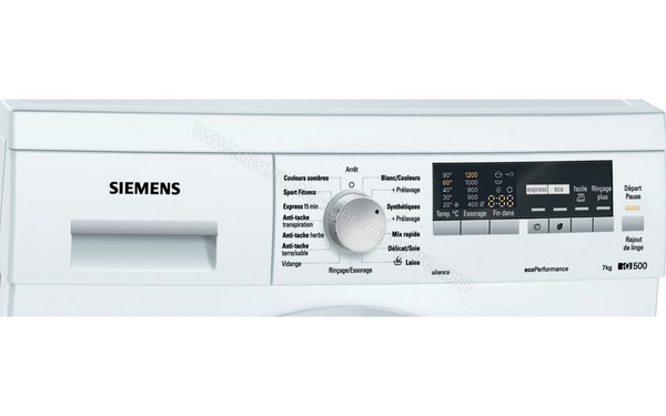 SIEMENS WM12Q460FF - Panneau de commandes