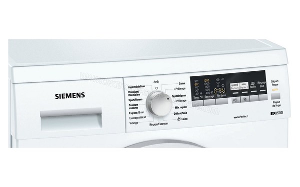 SIEMENS WM12Q480FF - Panneau de commandes
