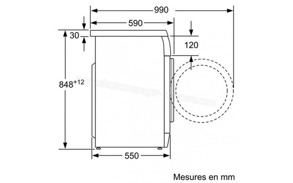 SIEMENS WM14E161FF - Sch&eacute;mas d'encastrement 2