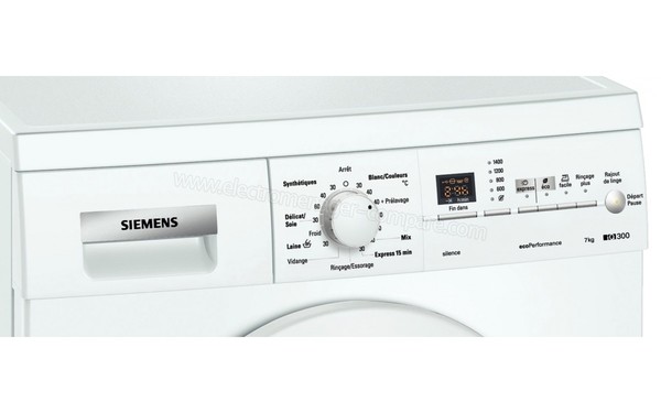 SIEMENS WM14E362FF - Panneau de commandes